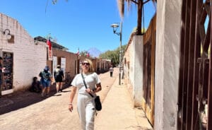 Caracoles a principal rua do deserto