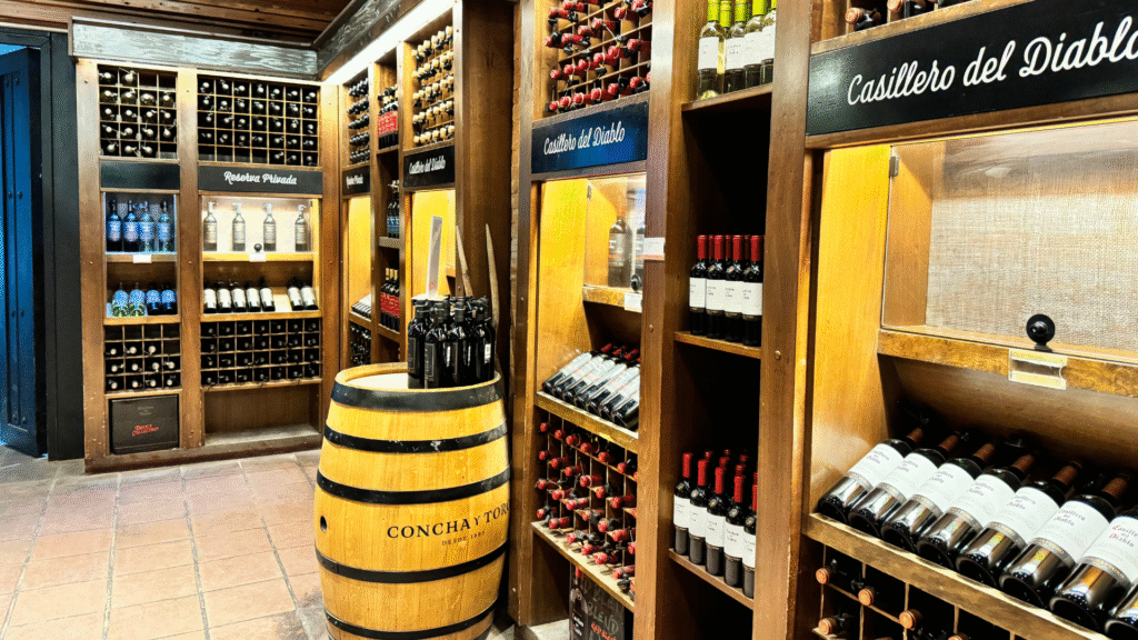 Loja da Vinícola Concha Y Toro