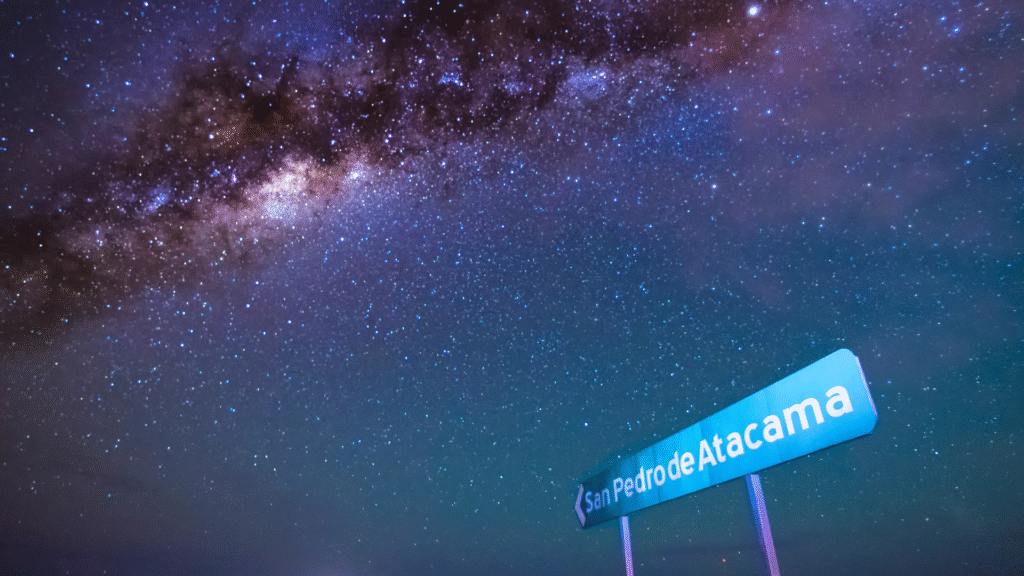 Vista do céu durante a noite no Atacama - Tudo o que precisa saber antes de vir ao Chile